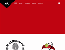 Tablet Screenshot of clubelestudiante.com